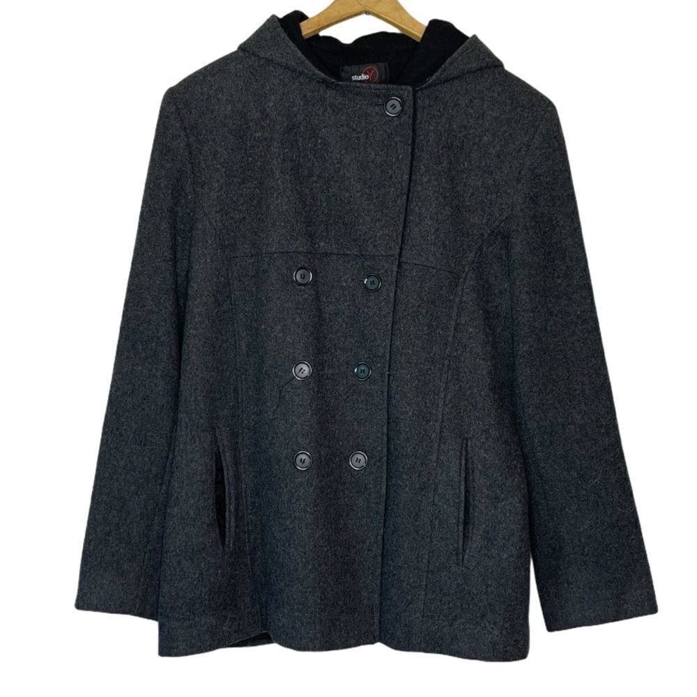 Studio Y Wool Hoody Coat
